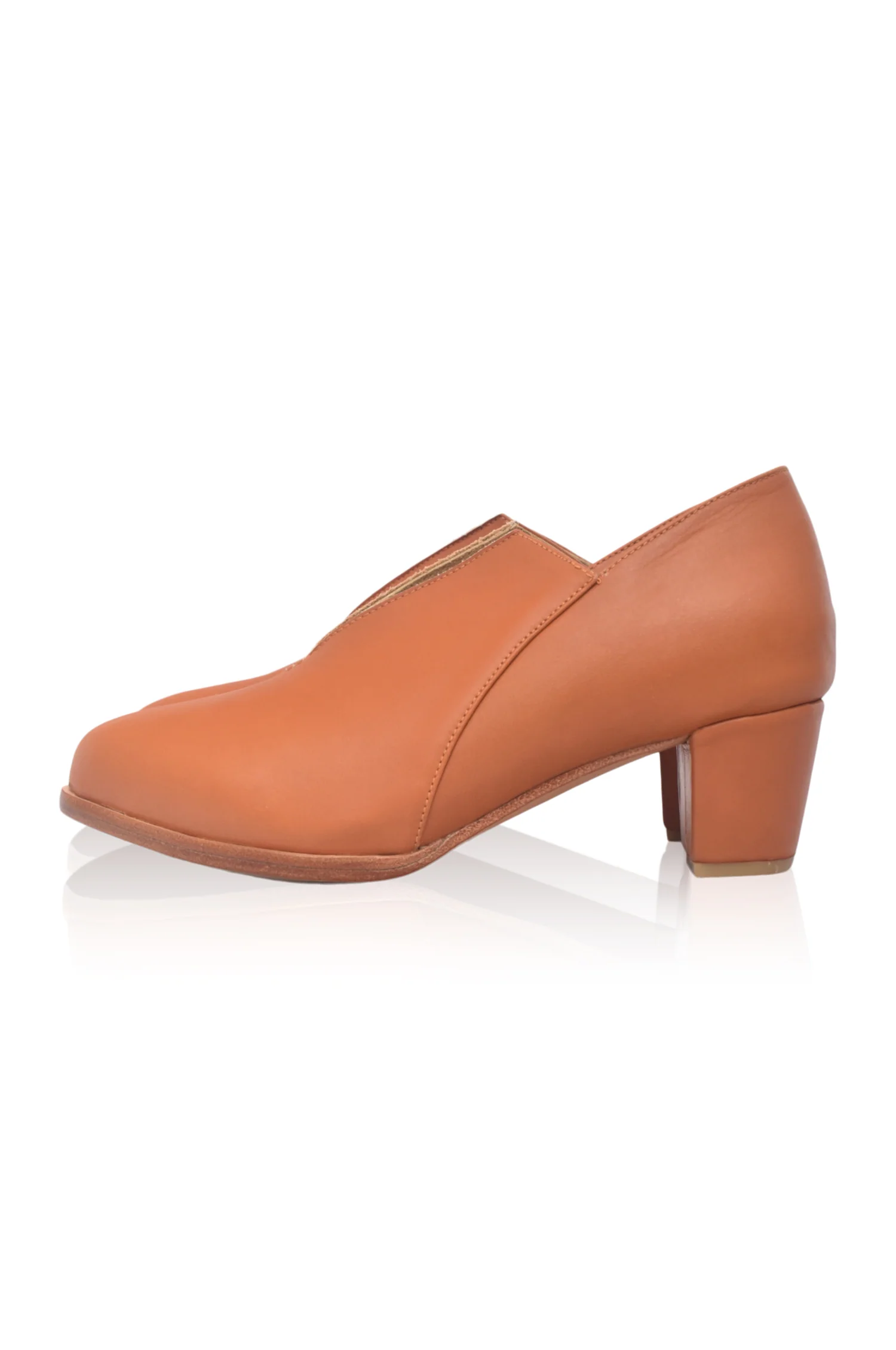 Ange Leather Booties 5 cm Heel (Sz. 10.5 & 11) - Image 5