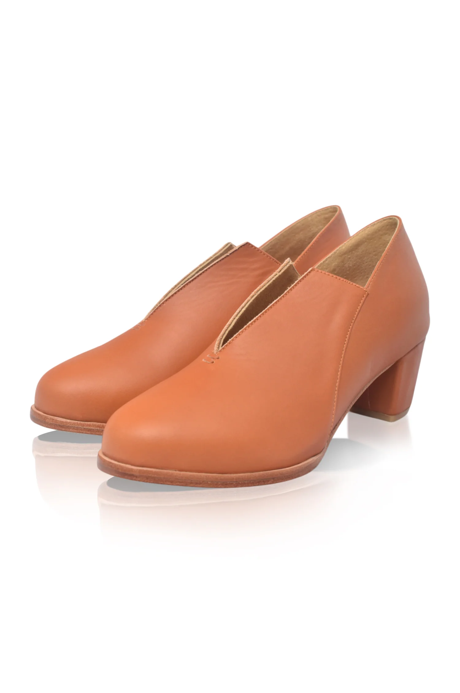 Ange Leather Booties 5 cm Heel (Sz. 10.5 & 11) - Image 6