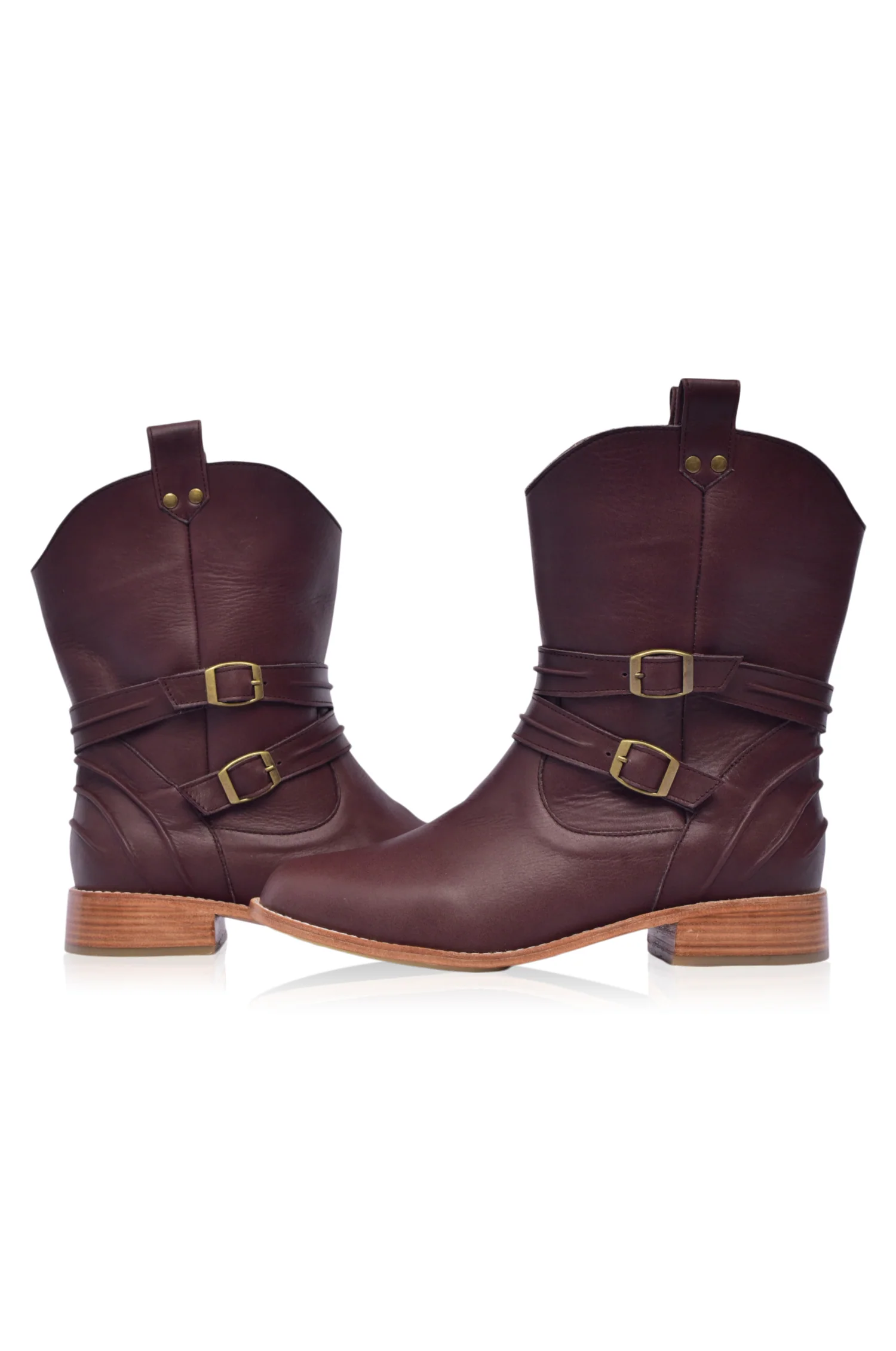 Barcelona Leather Boots (Sz. 7) - Image 4