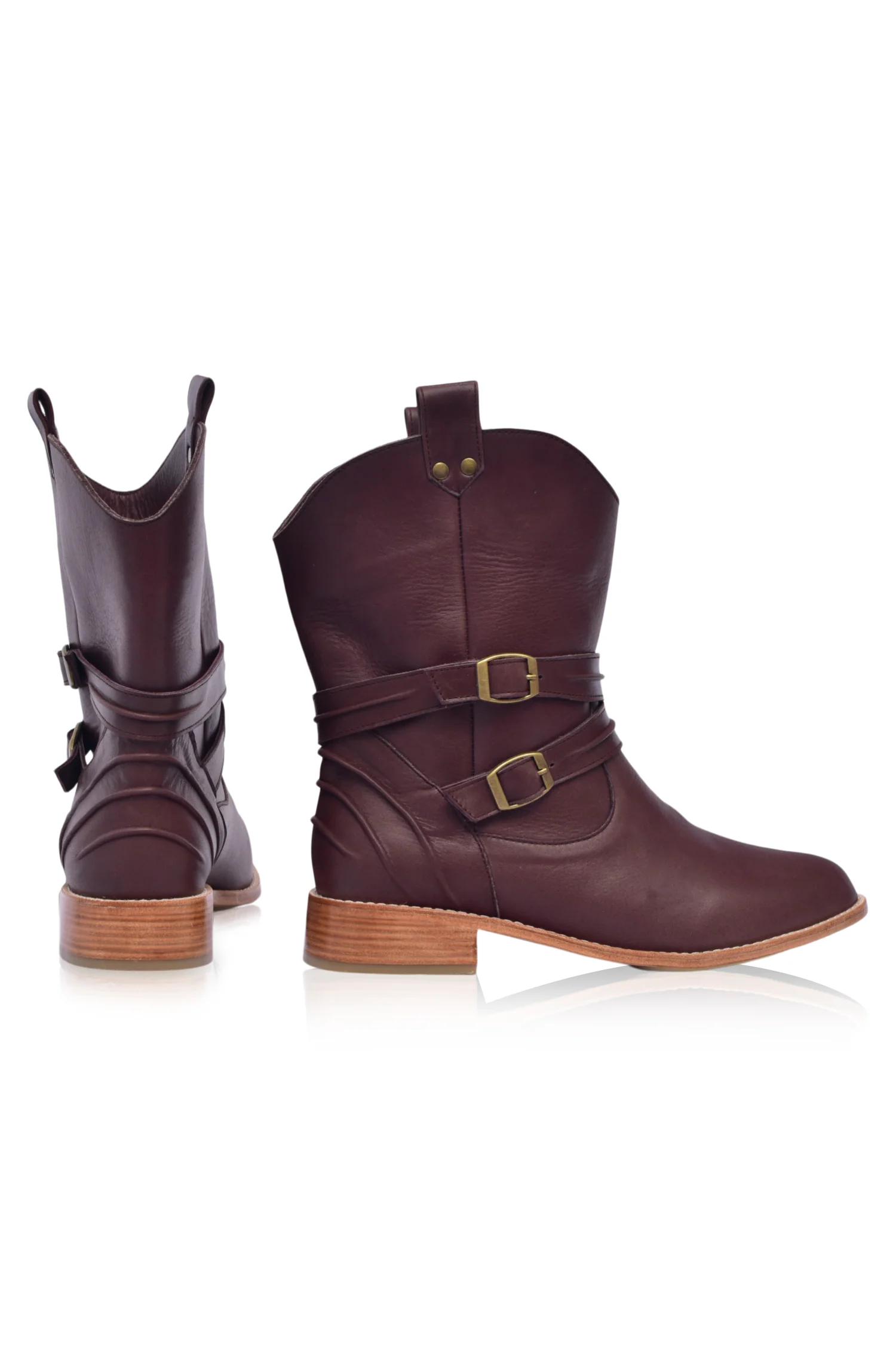 Barcelona Leather Boots (Sz. 7) - Image 5