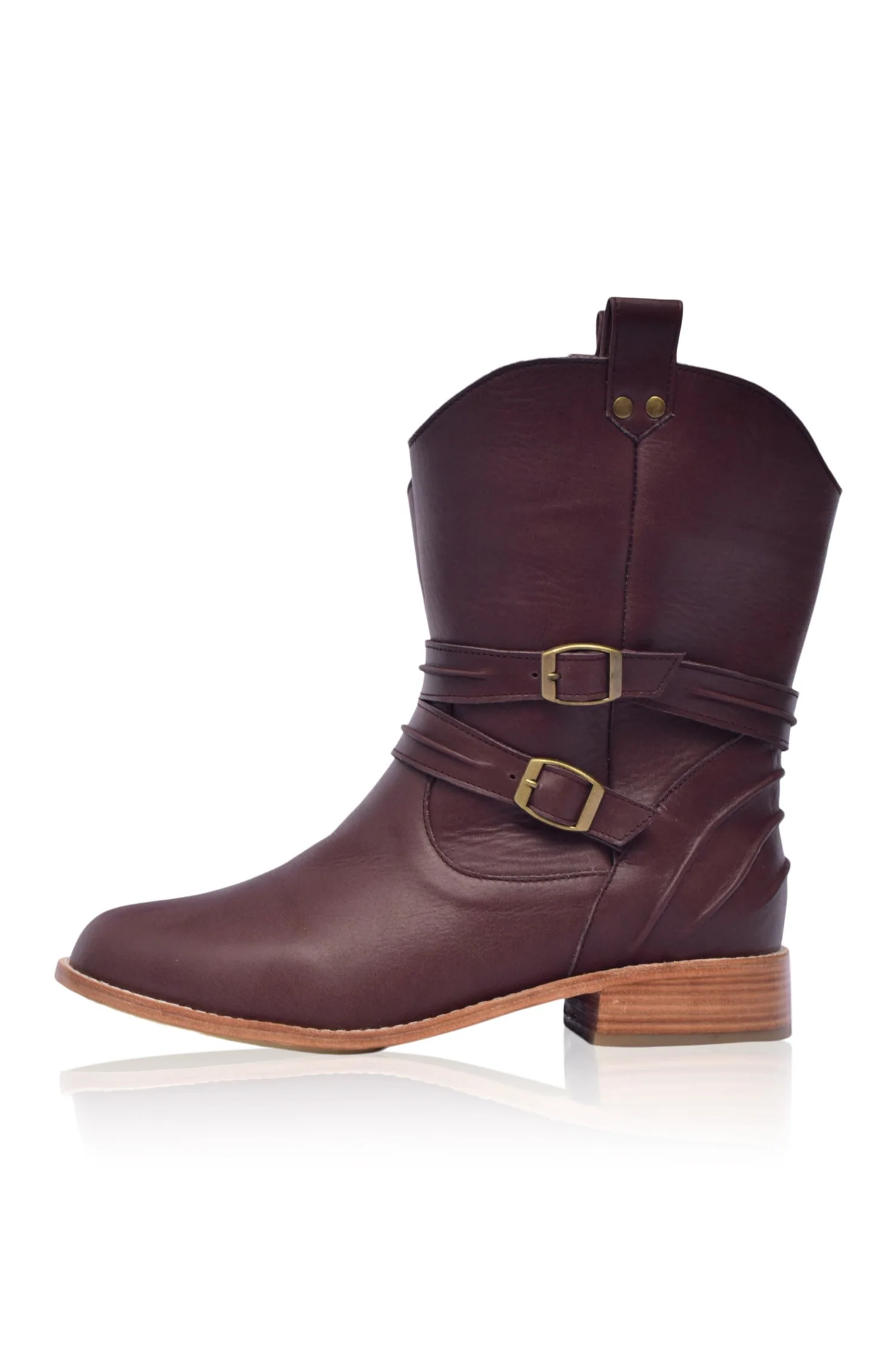 Barcelona Leather Boots (Sz. 7) - Image 6