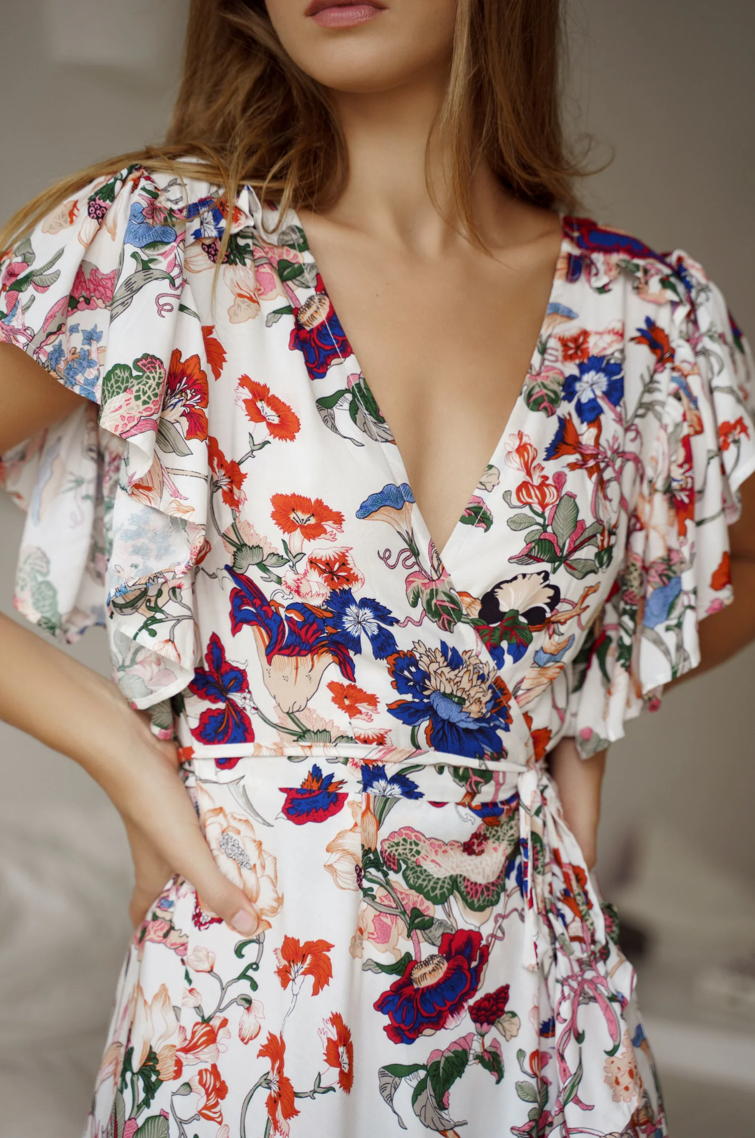 Carmen Wrap Maxi Dress (Sale) - Image 12