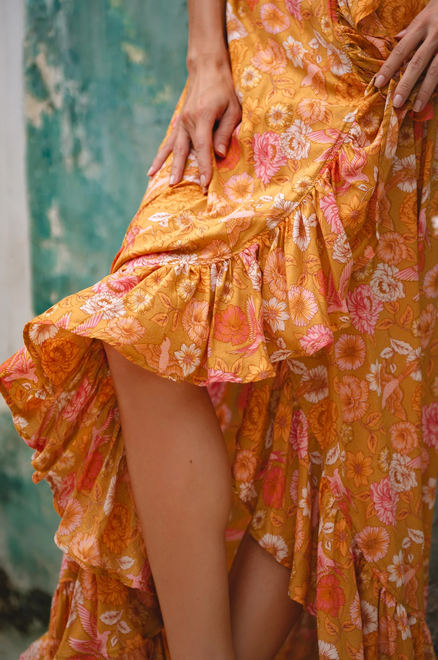 Carmen Wrap Maxi Dress (Sale) - Image 33