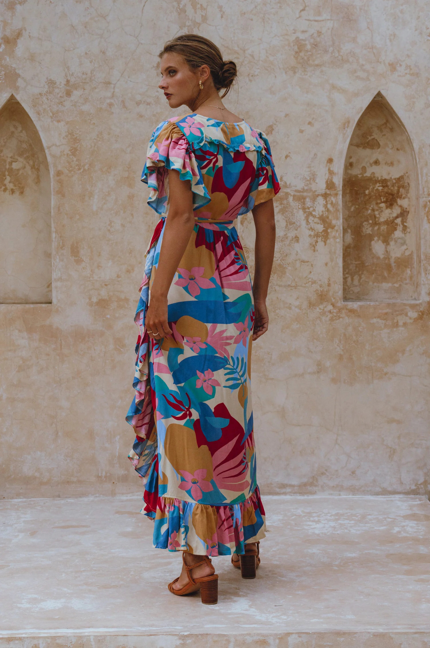 Carmen Wrap Maxi Dress (Sale) - Image 25