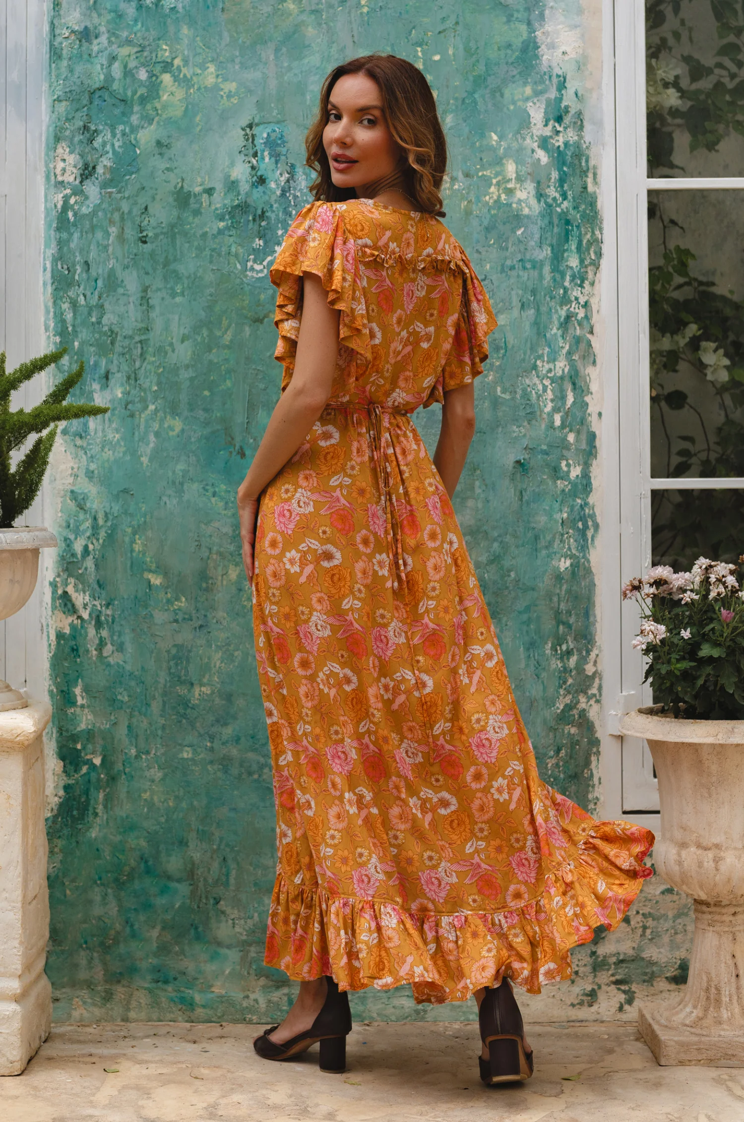 Carmen Wrap Maxi Dress (Sale) - Image 29