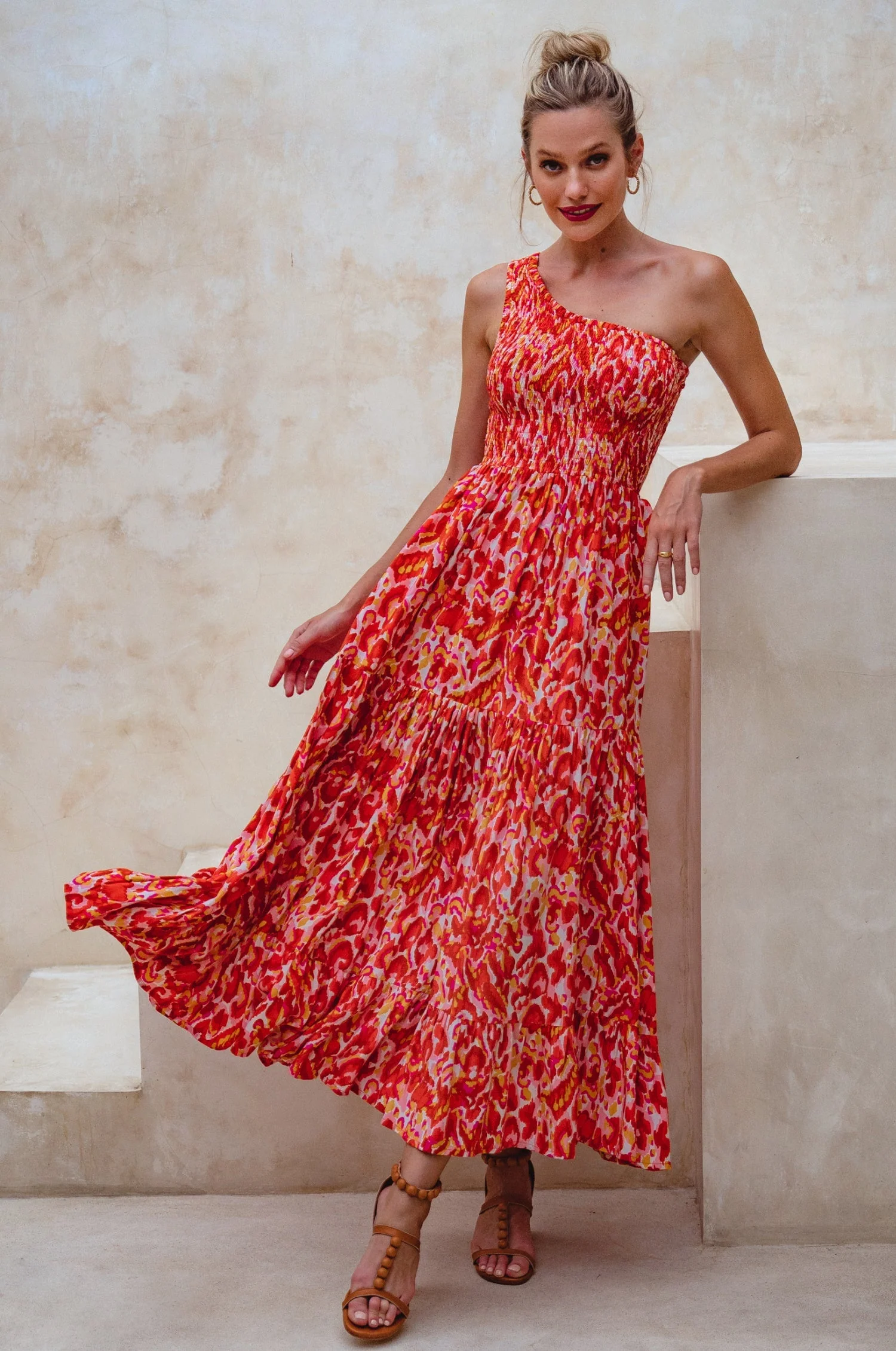 Cassandra One Shoulder Maxi Dress - Image 16