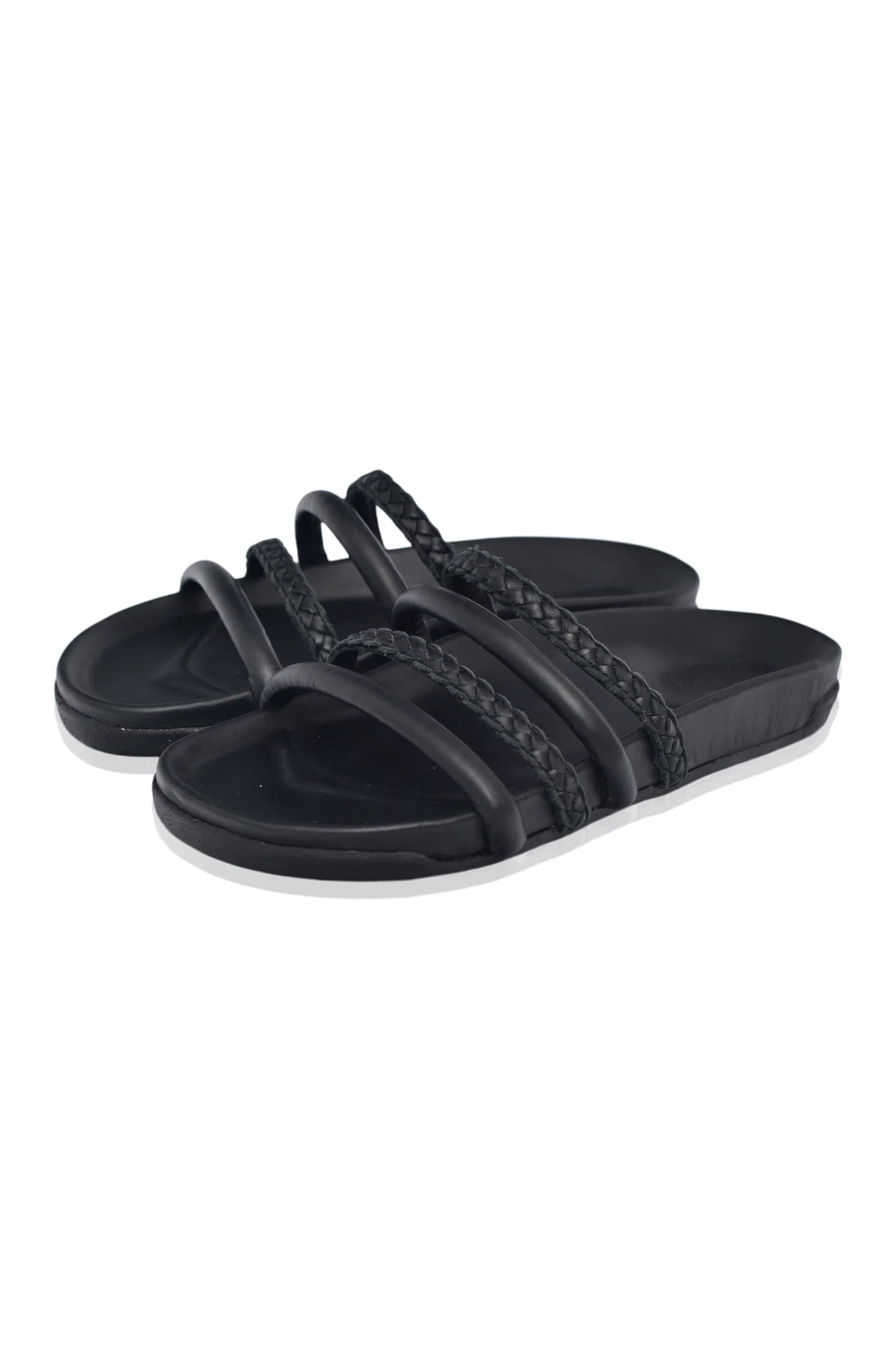Castaway Leather Slides (Sz. 6.5) - Image 3