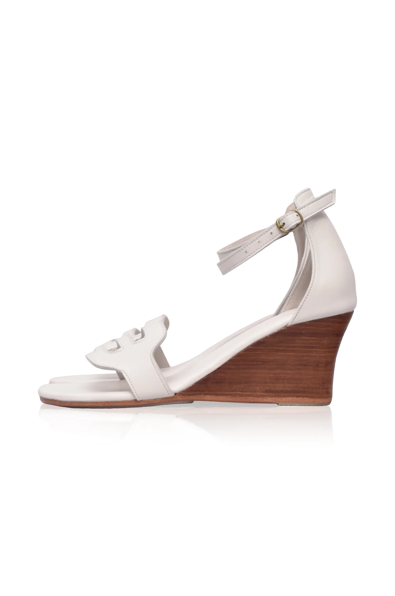 Como Leather Wedge Sandals - Image 8