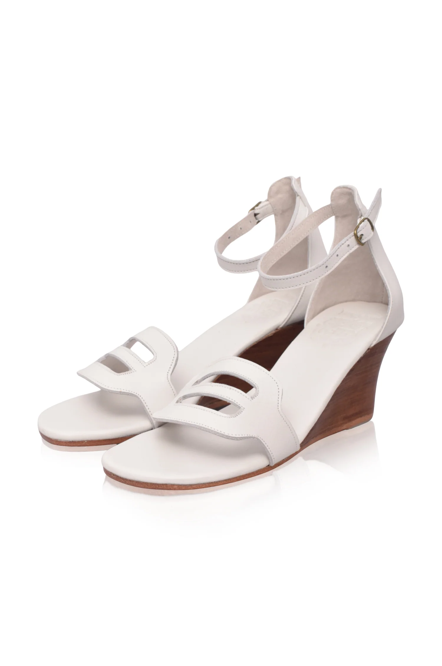 Como Leather Wedge Sandals (Sz. 5.5 - 10) - Image 7