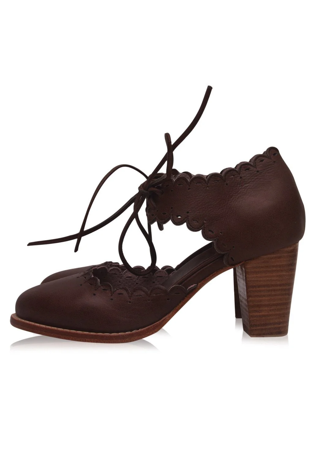 Dance Queen Leather Heels - Image 4