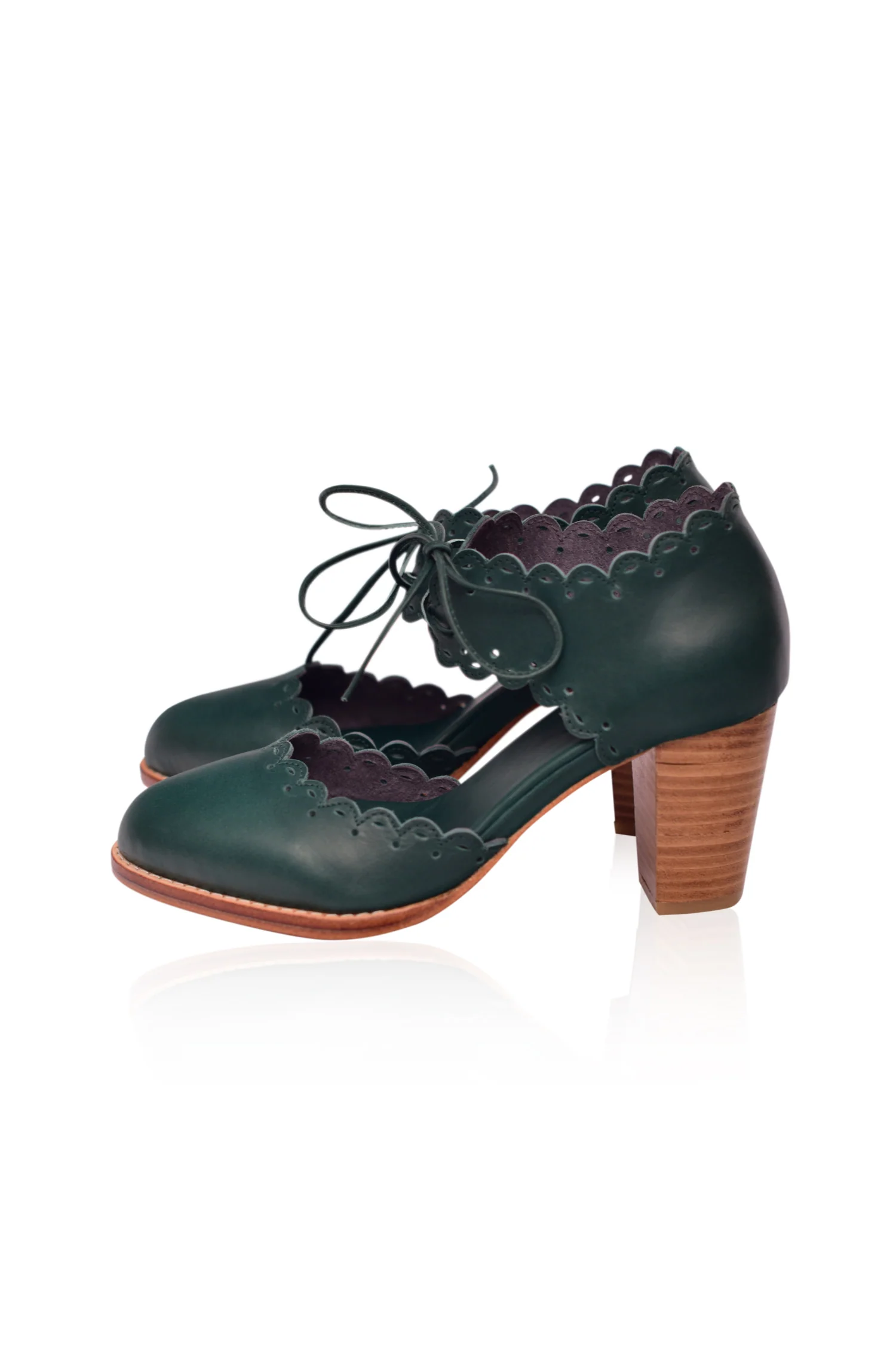 Dance Queen Leather Heels (Sz. 6 & 12) - Image 7