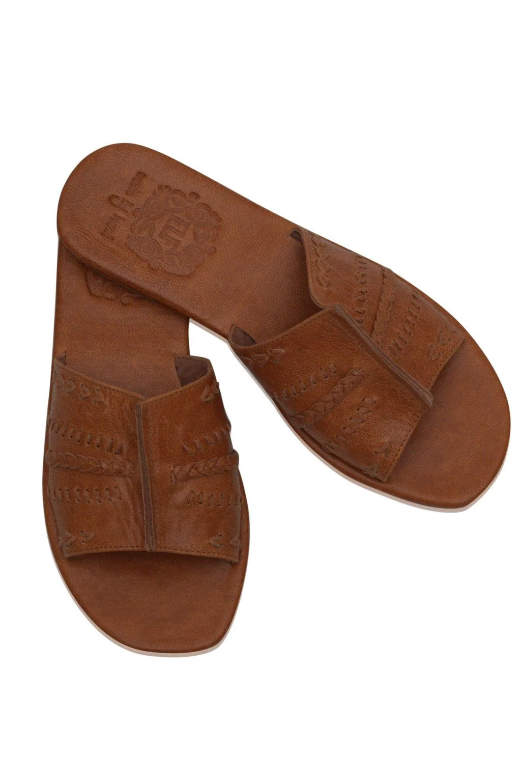 Dolce Vita Leather Slide Sandals - Image 8