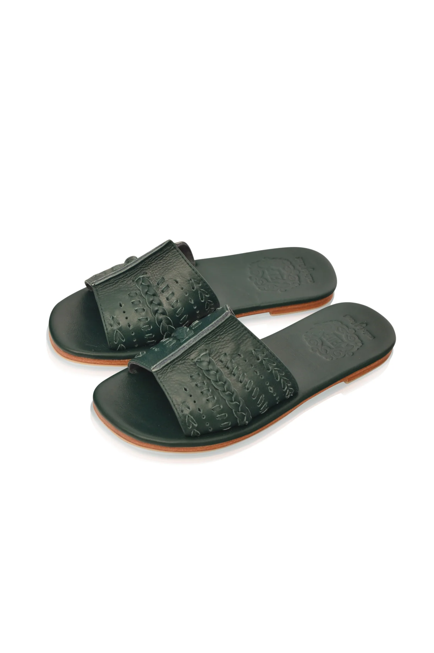 Dolce Vita Leather Slide Sandals - Image 9
