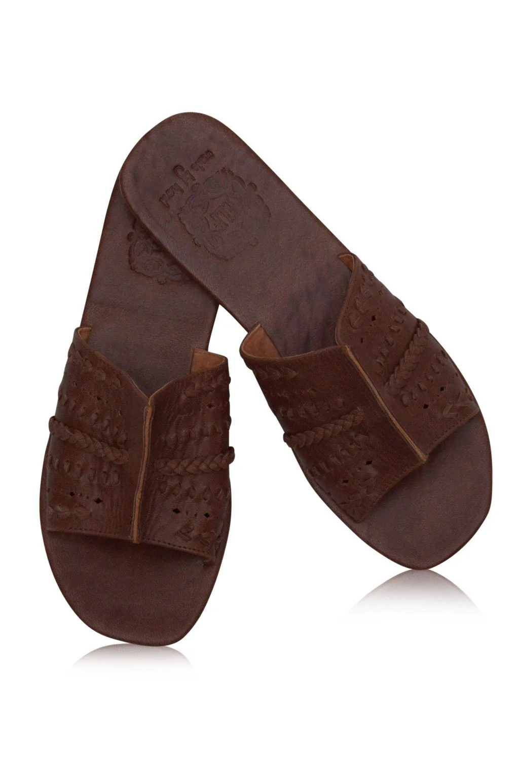 Dolce Vita Leather Slide Sandals - Image 7
