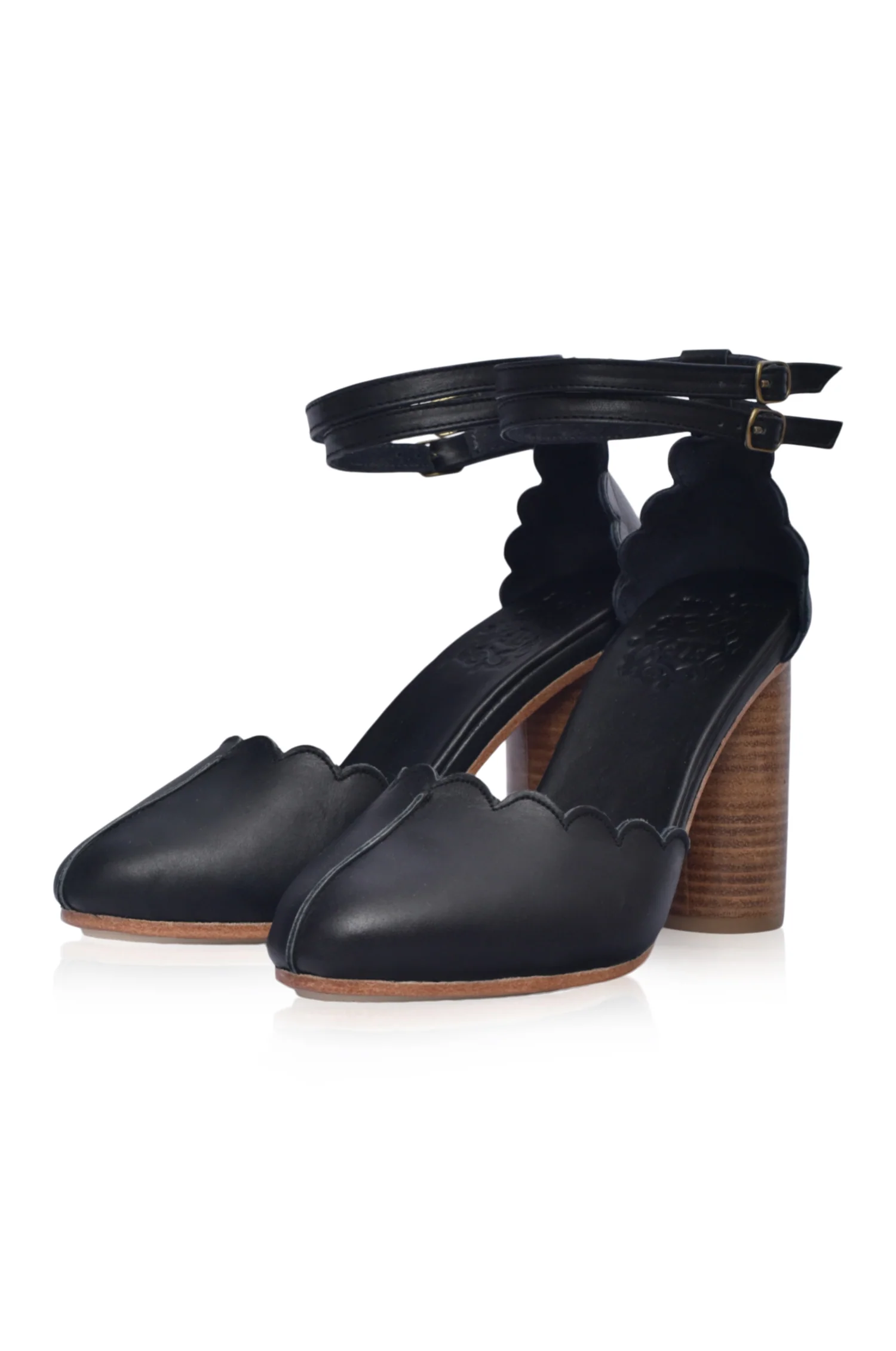 Flamingo Leather Heels (Sz. 8 & 9.5, 10) - Image 3