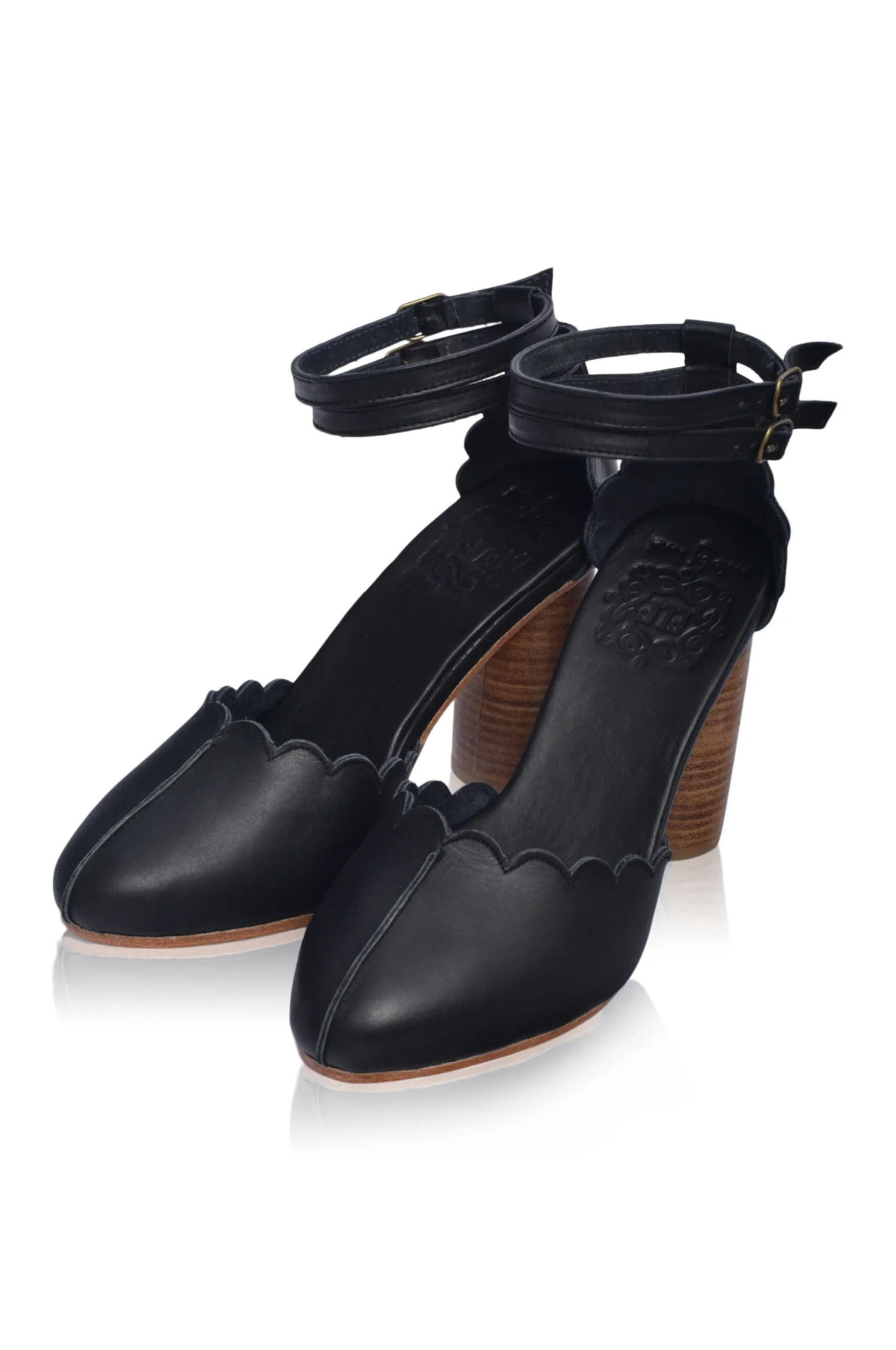 Flamingo Leather Heels (Sz. 8 & 9.5, 10) - Image 4