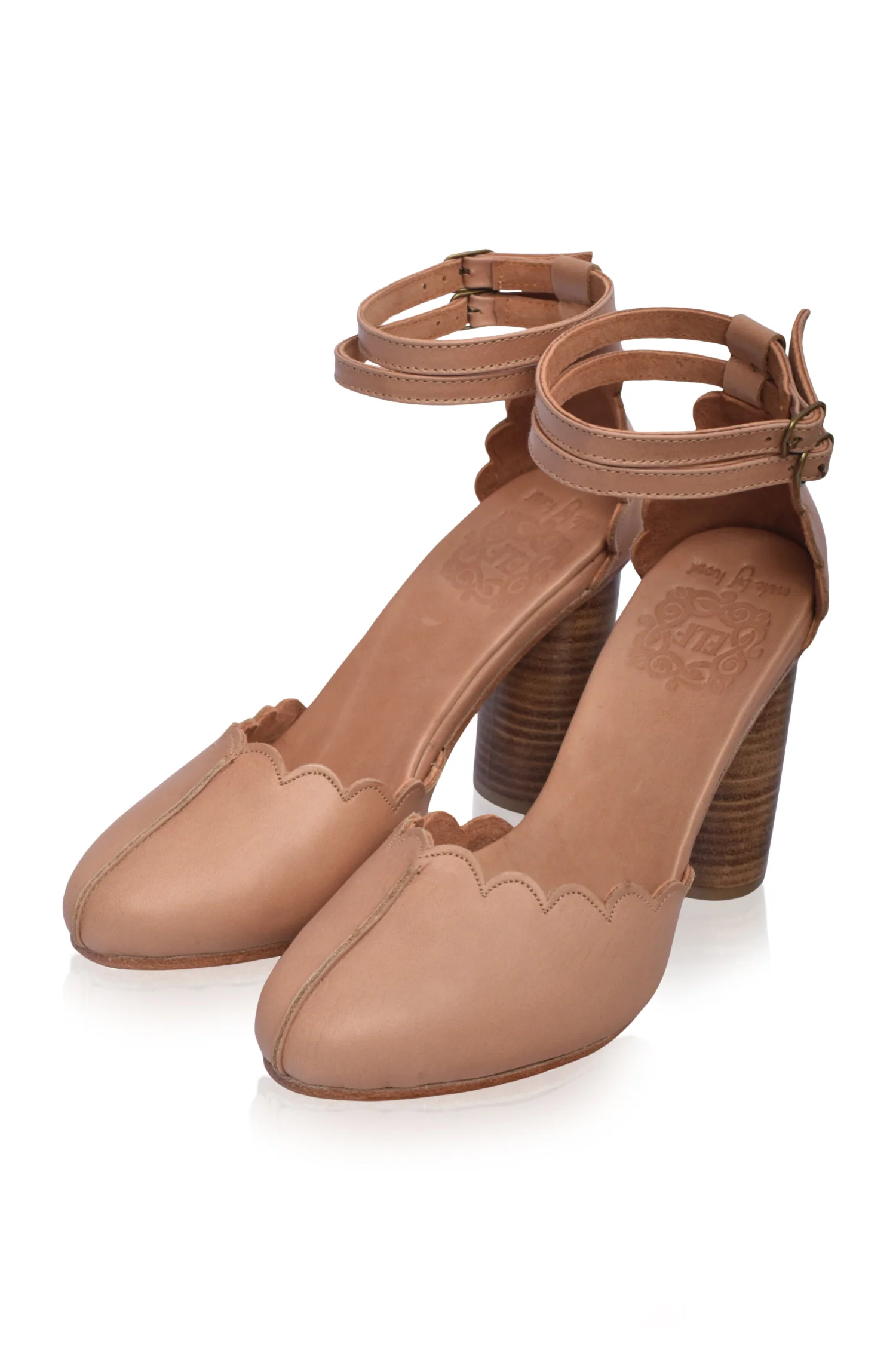 Flamingo Leather Heels (Sz. 8 & 9.5, 10) - Image 8