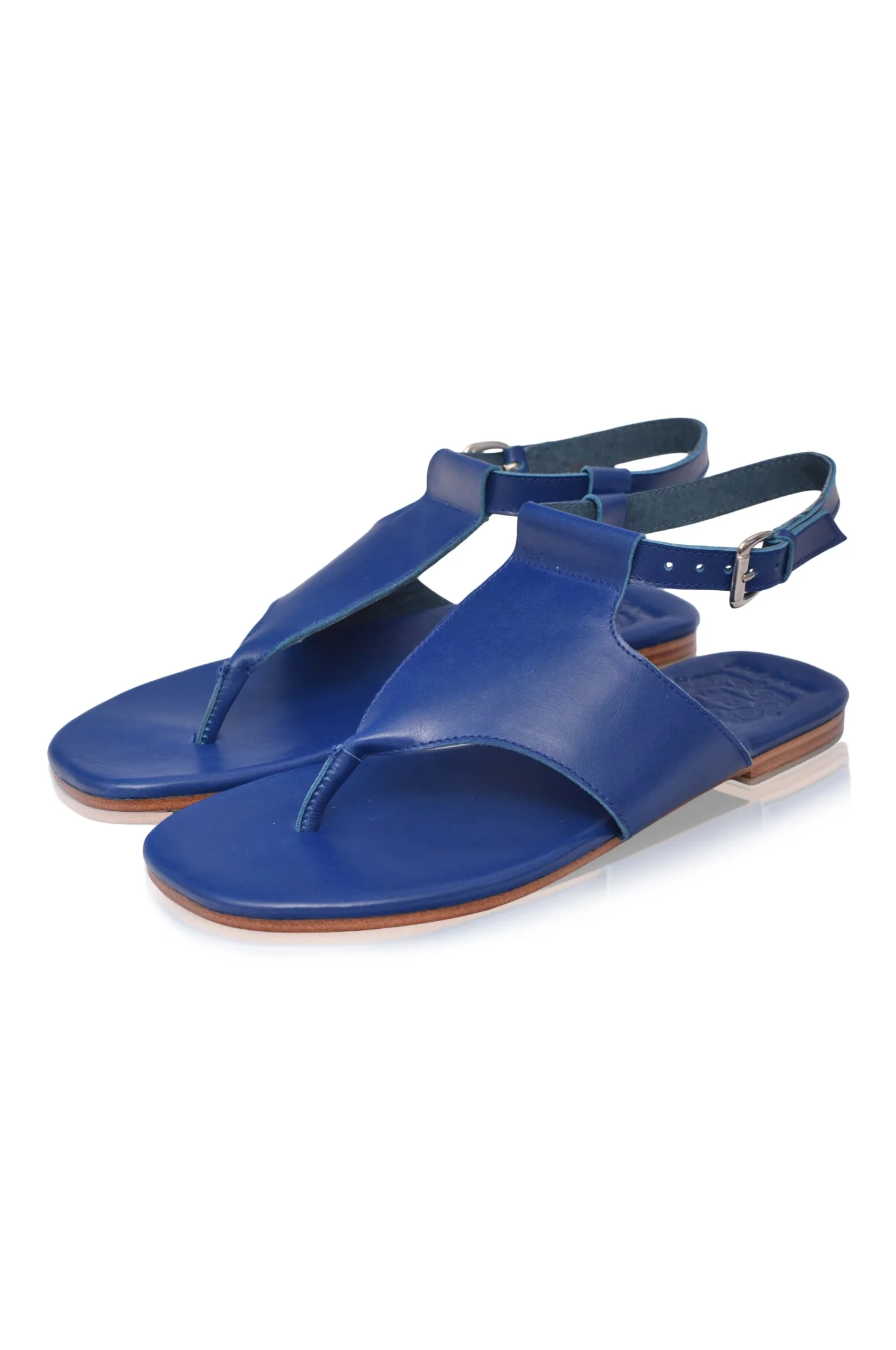 Lost in Jungle T-Strap Leather Sandals - Image 3