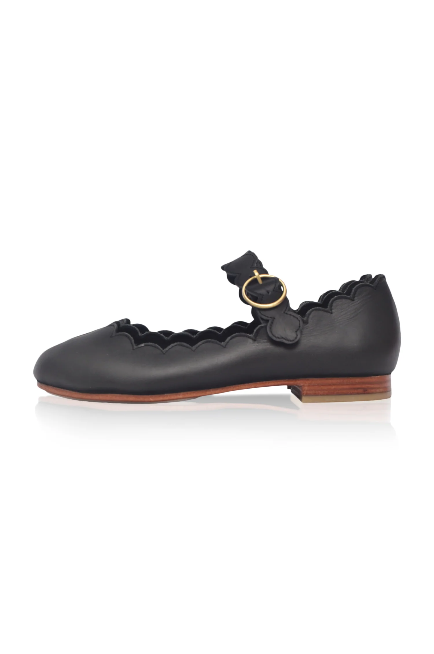 Mia Rosa Scalloped Mary Jane Flats - Image 10