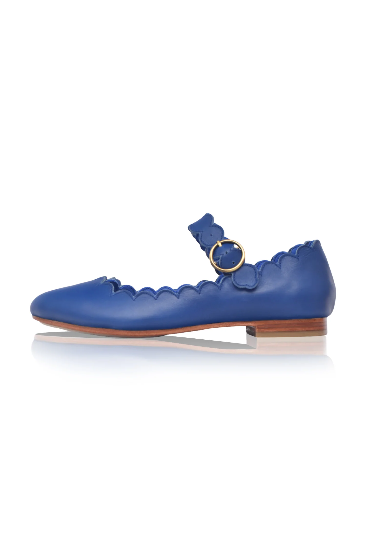 Mia Rosa Scalloped Mary Jane Flats - Image 8