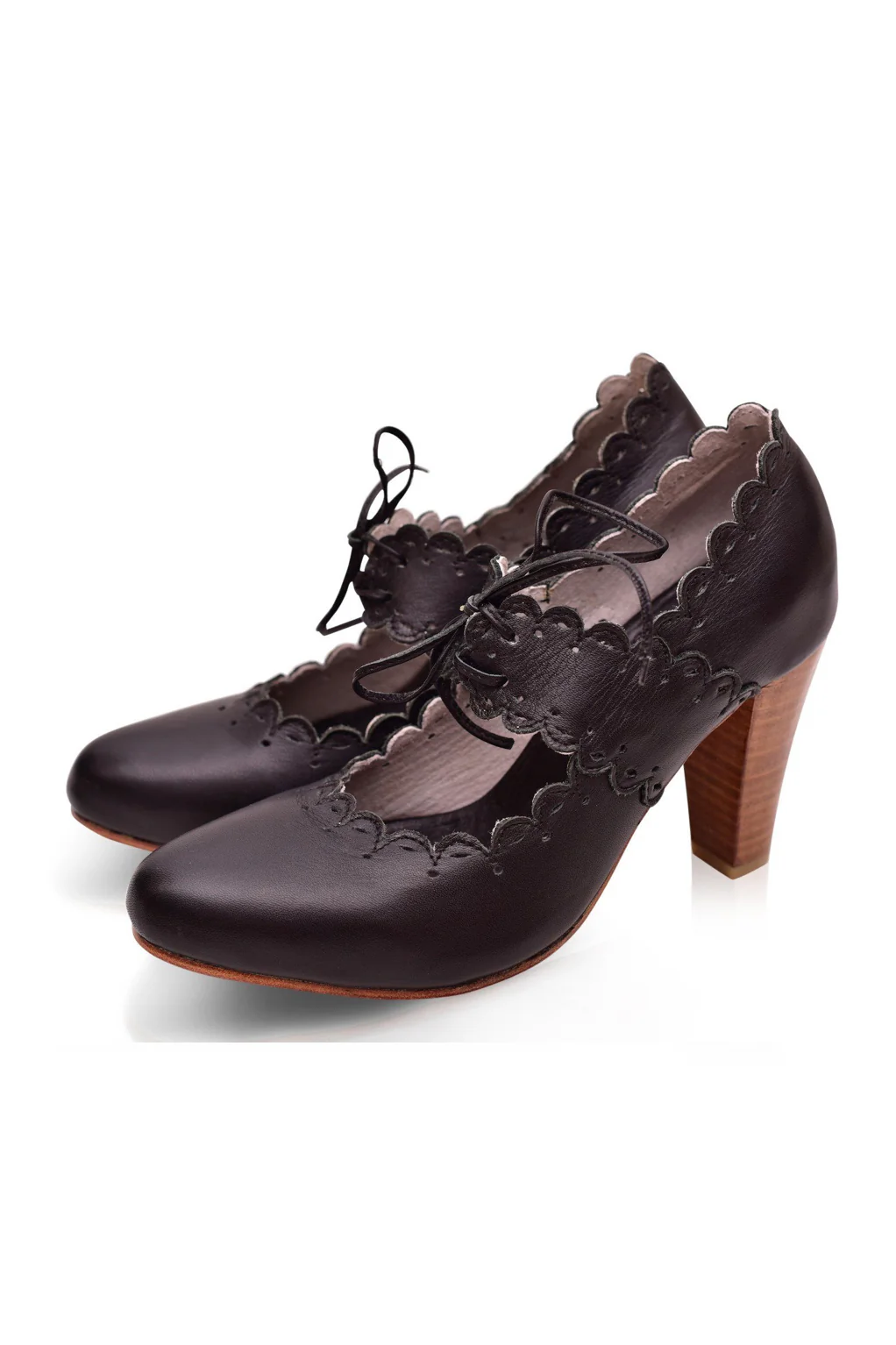 Paradise Bird Leather Heels - Image 3