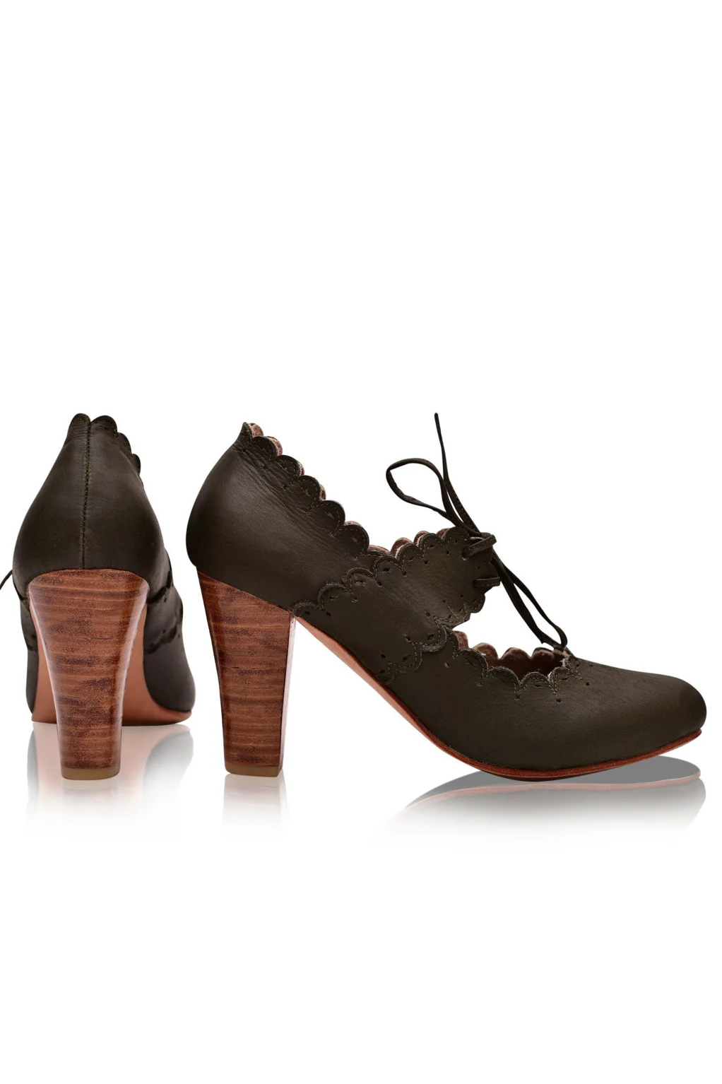 Paradise Bird Leather Heels - Image 4