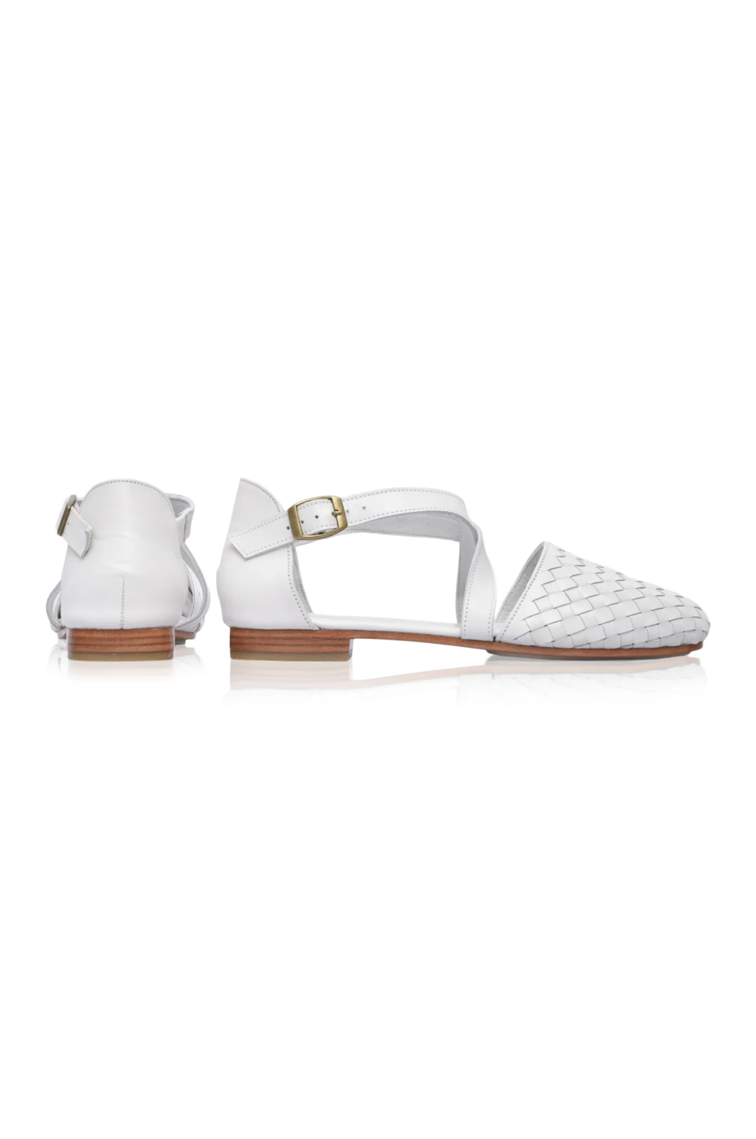 Riviera Woven Leather Flats (Sz. 8.5) - Image 3