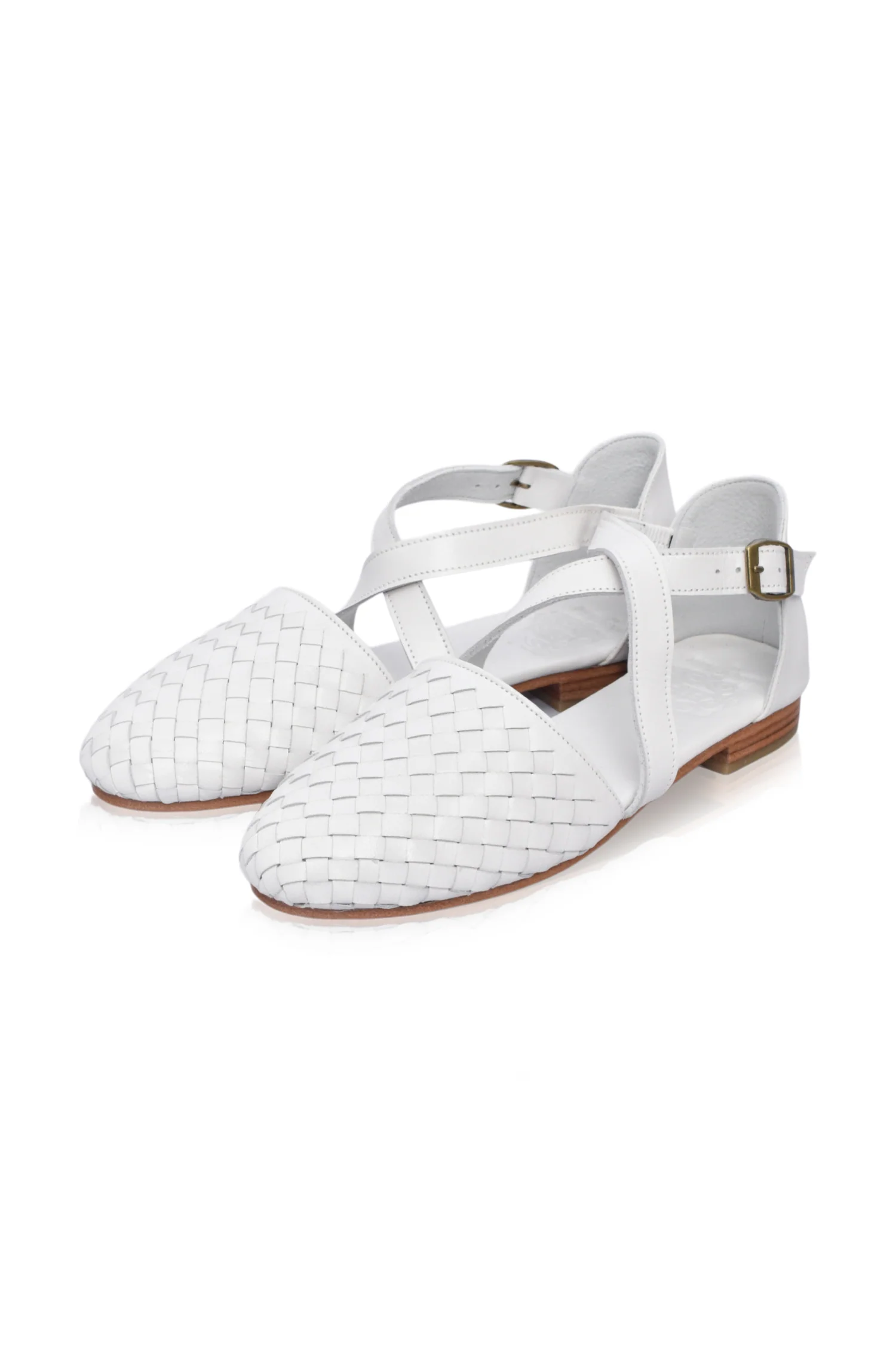 Riviera Woven Leather Flats (Sz. 8.5) - Image 4