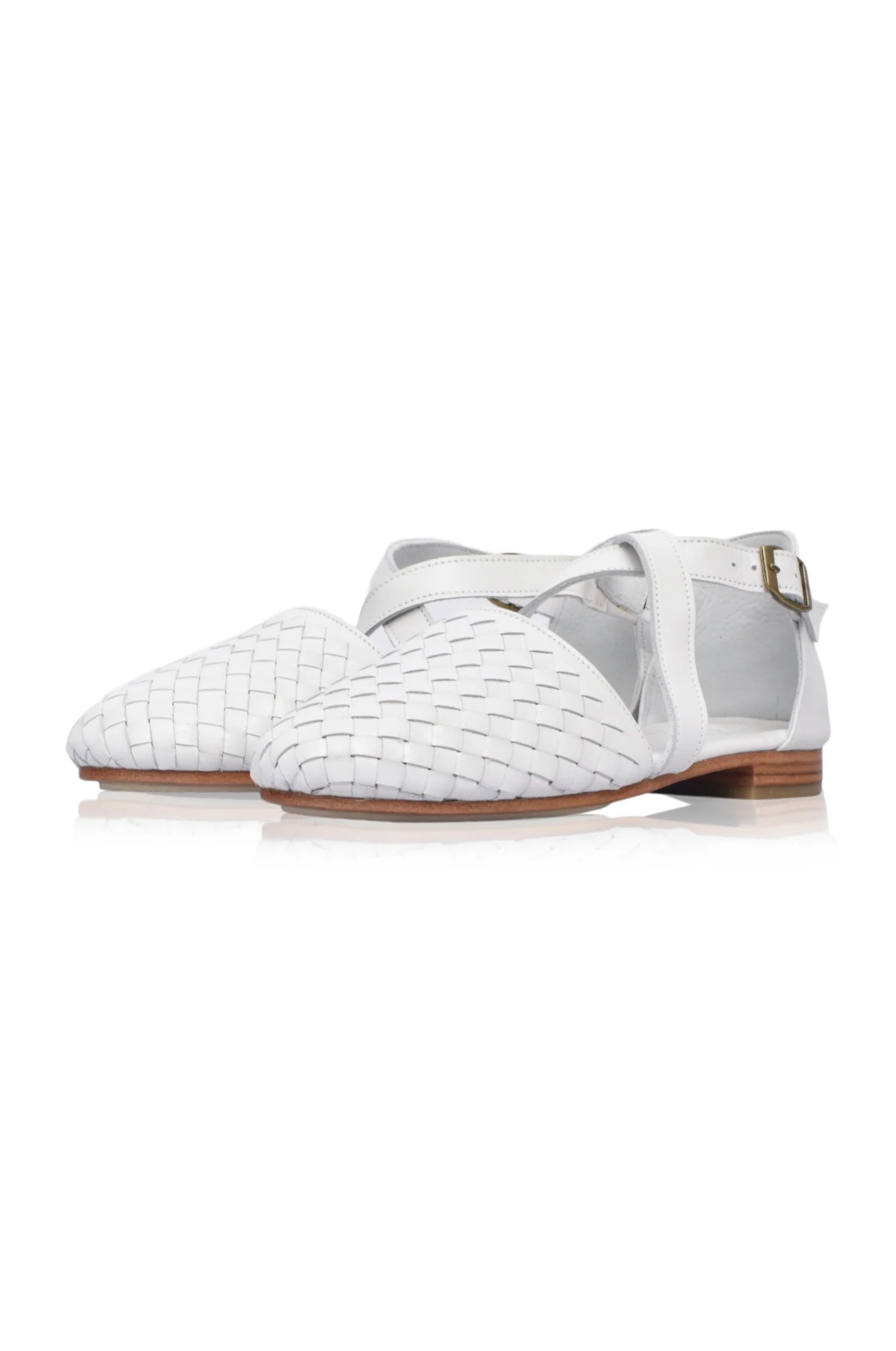 Riviera Woven Leather Flats (Sz. 8.5) - Image 5