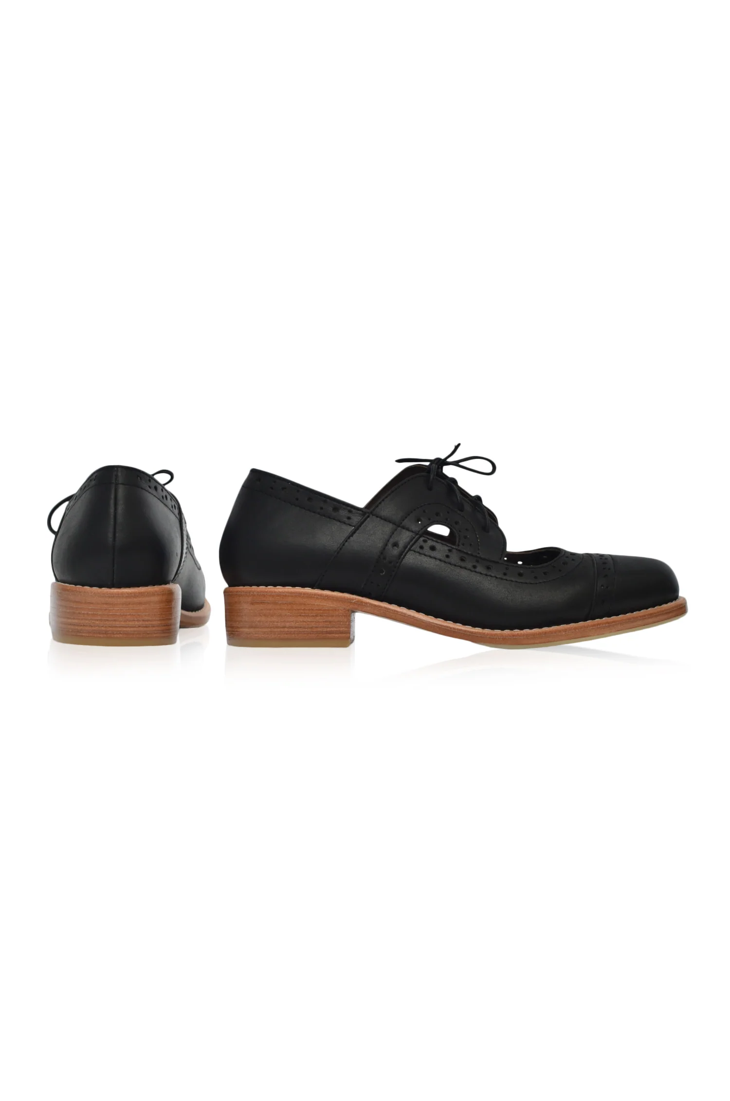 Scandinavia Leather Oxfords (Sz. 4 & 5, 8) - Image 5