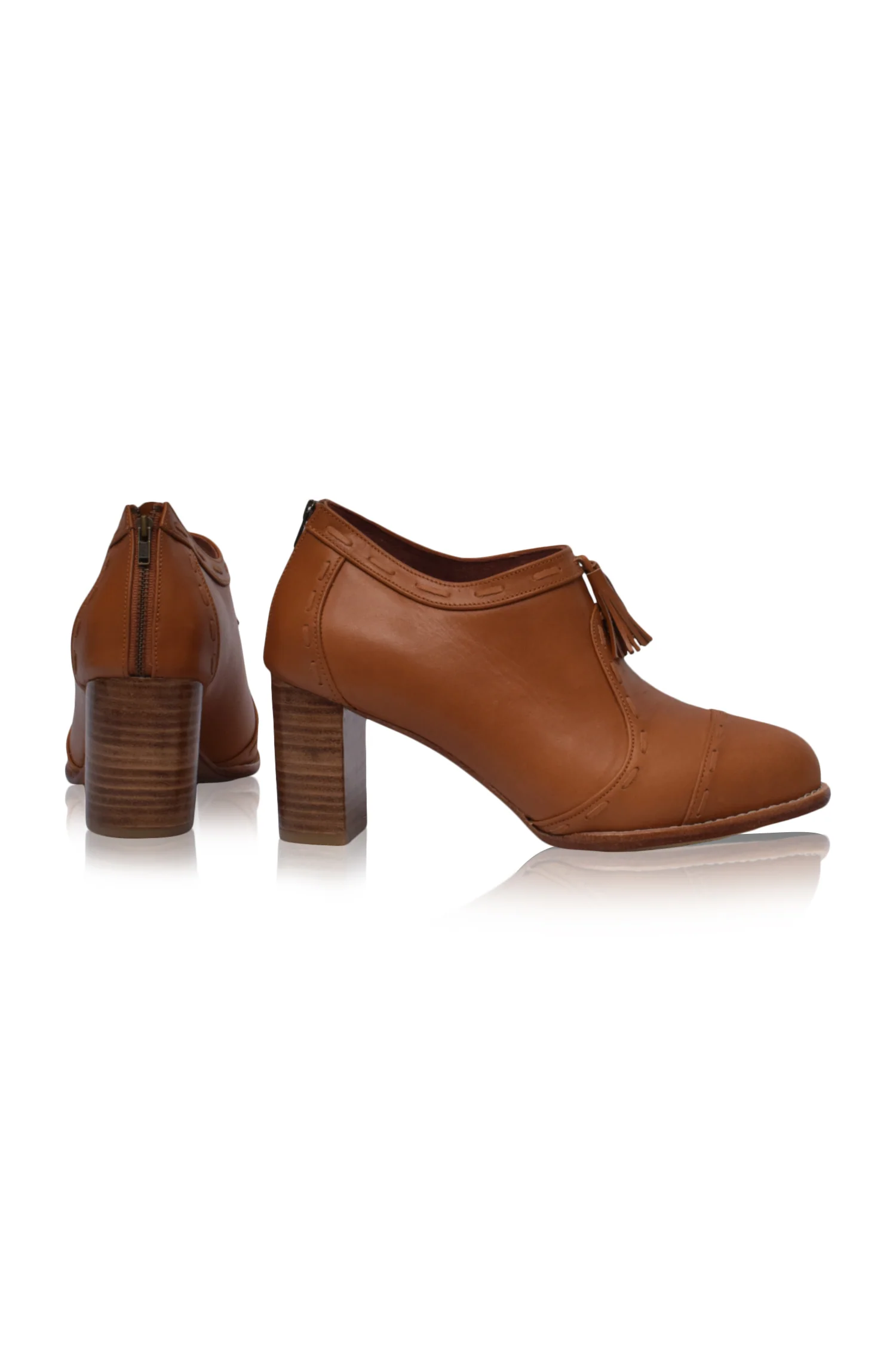 Sensational Leather Booties (Sz. 8) - Image 11