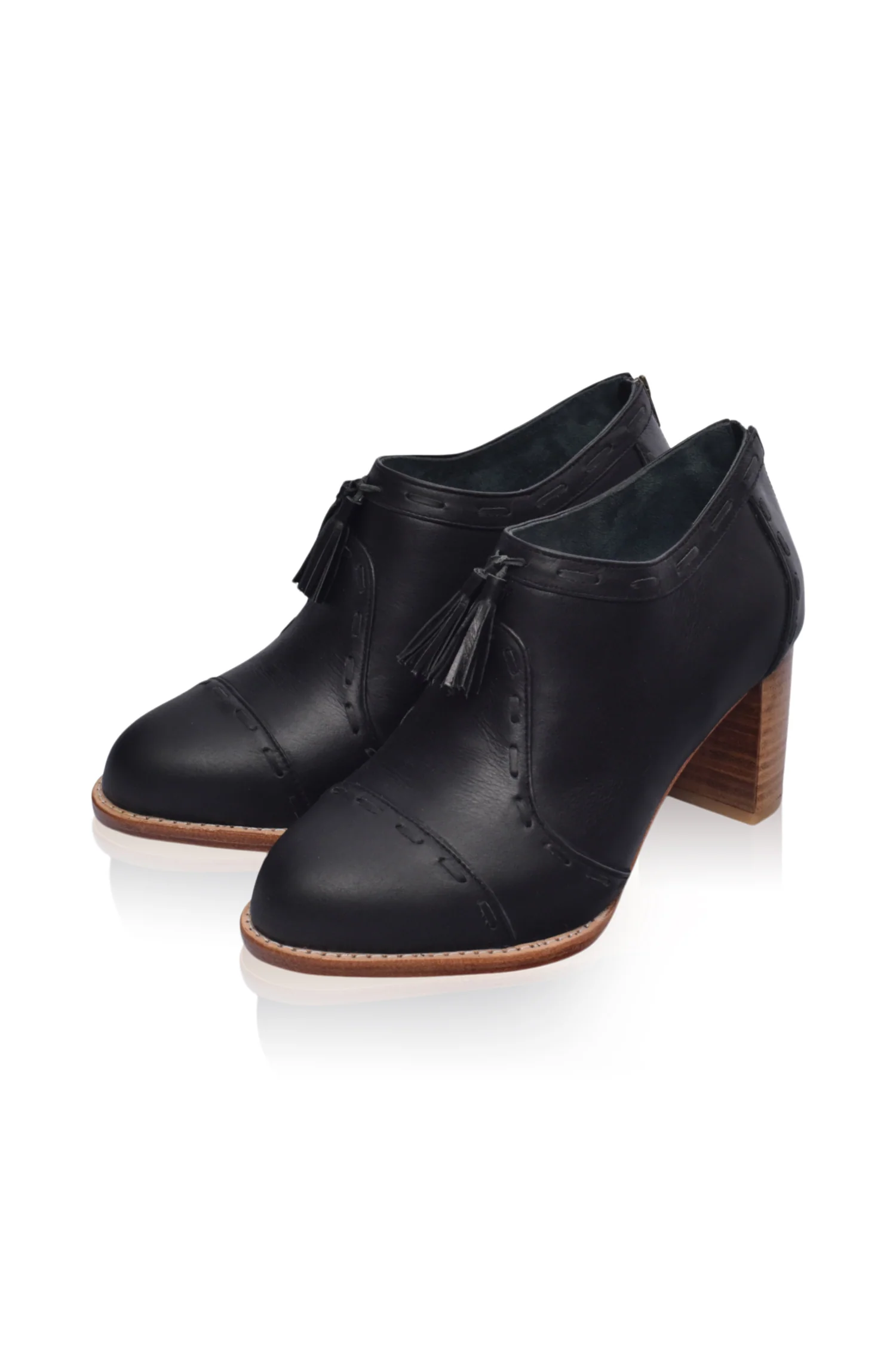 Sensational Leather Booties (Sz. 8) - Image 4