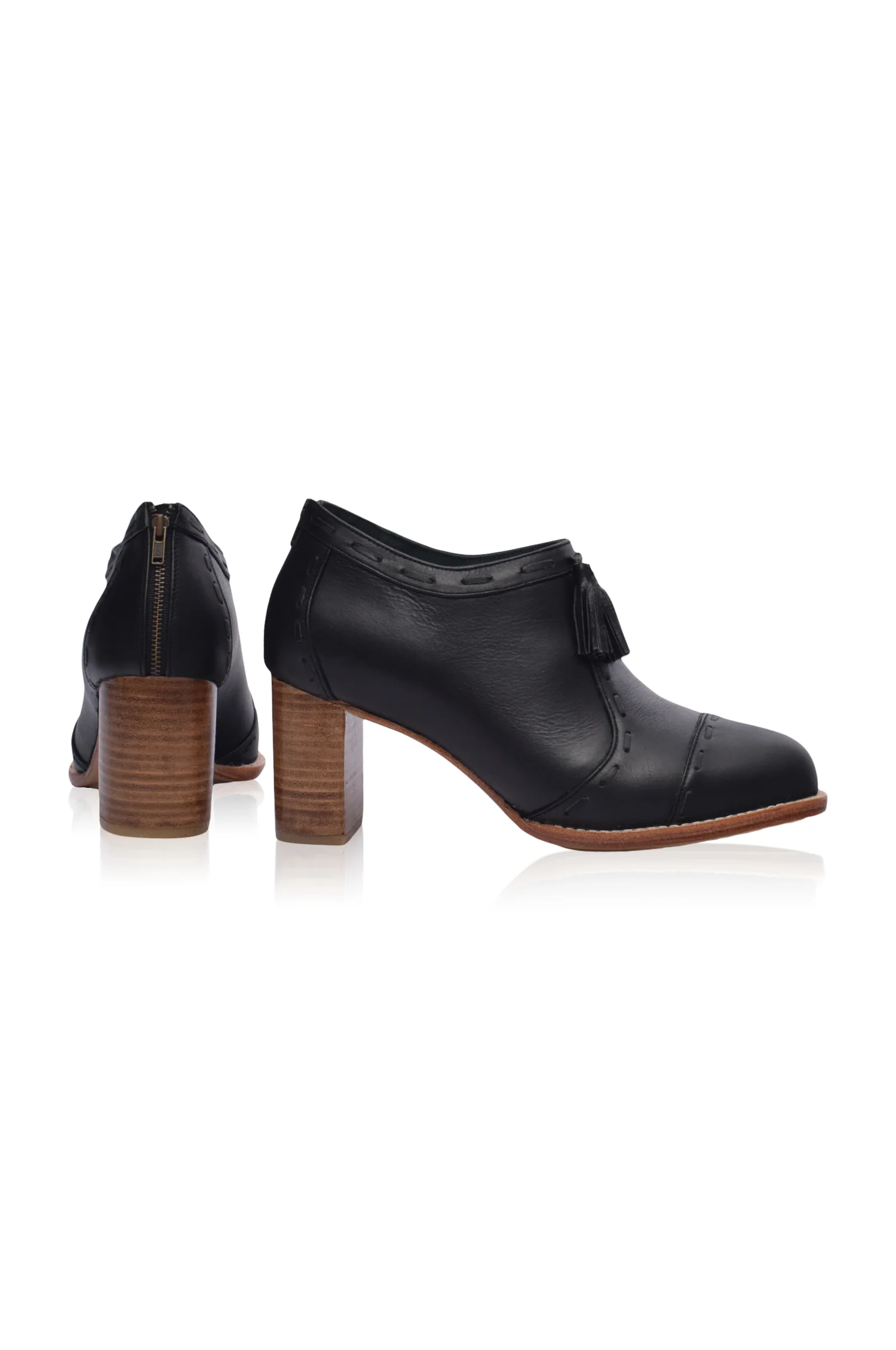 Sensational Leather Booties (Sz. 8) - Image 6