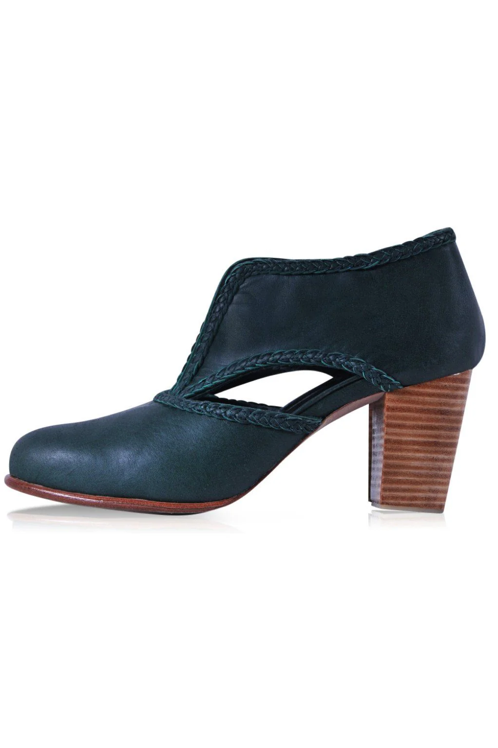 Spirit Walker Leather Heel Booties - Image 5