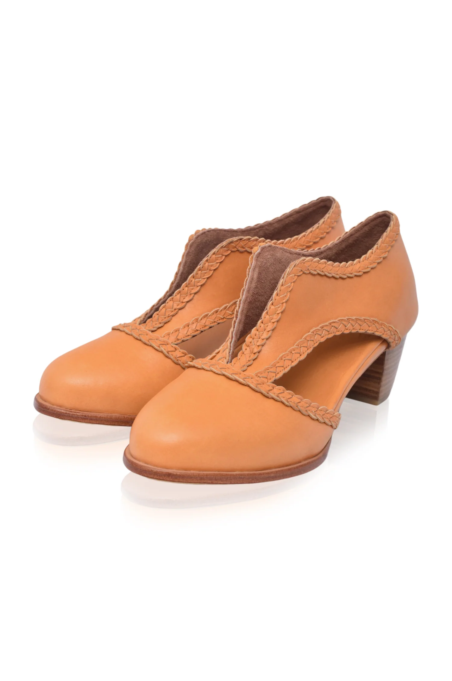 Spirit Walker Leather Heel Booties 5 cm Heel (Sz. 5.5 & 11.5) - Image 6