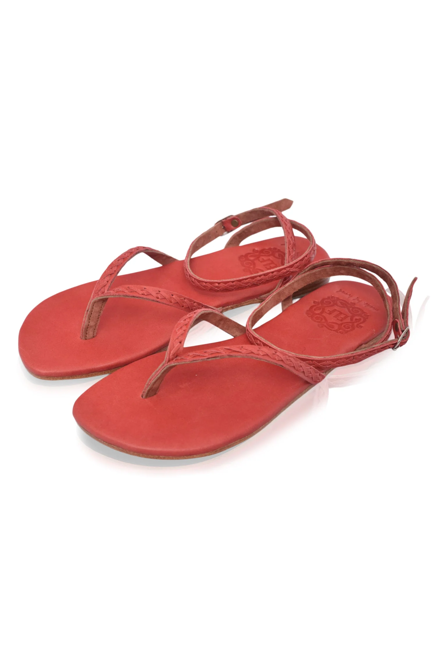 Starsand Braided Thong Leather Sandals (Sz. 5 & 10) - Image 4