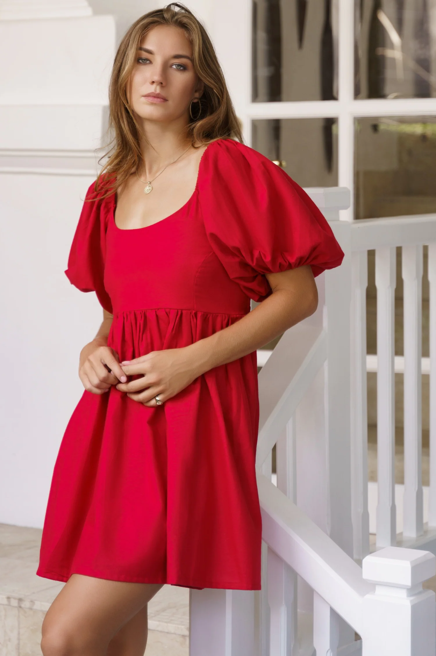 Strawberry Fields Puff Sleeve Mini (Sale) - Image 24
