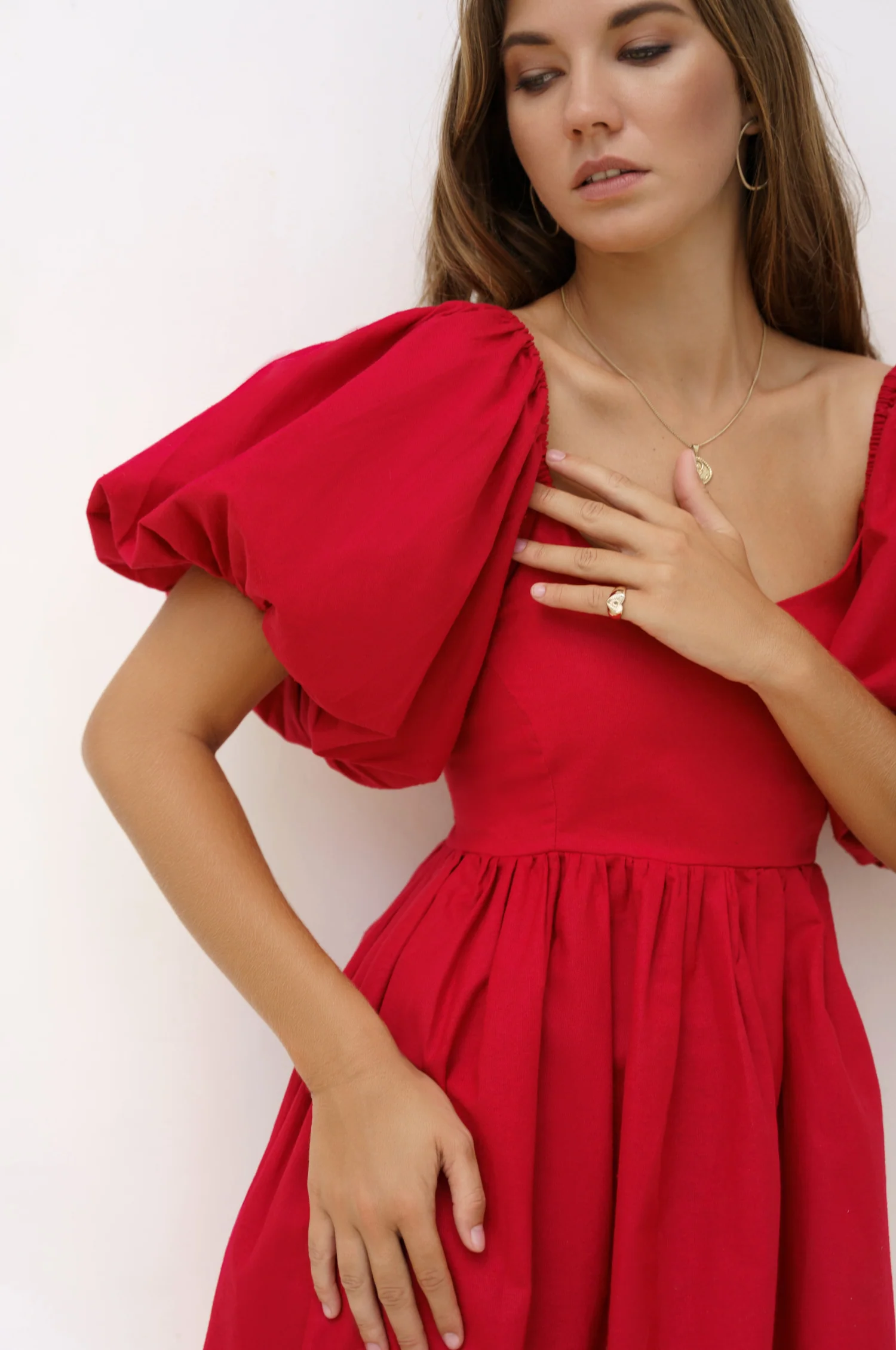 Strawberry Fields Puff Sleeve Mini (Sale) - Image 33