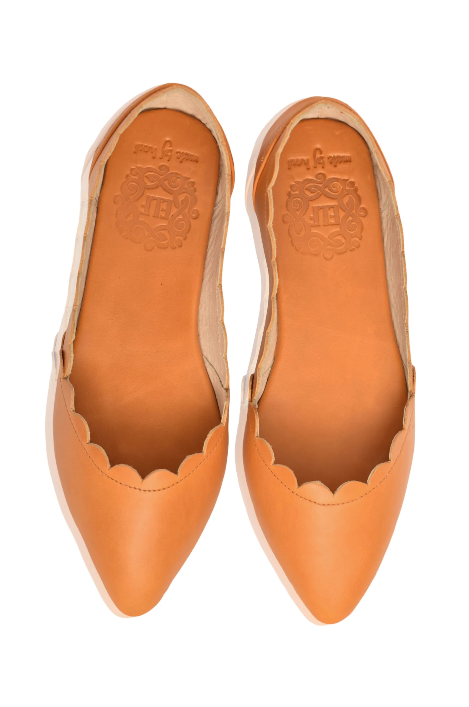Valentina Scalloped Pointed Toe Flats (Sz. 11) - Image 4